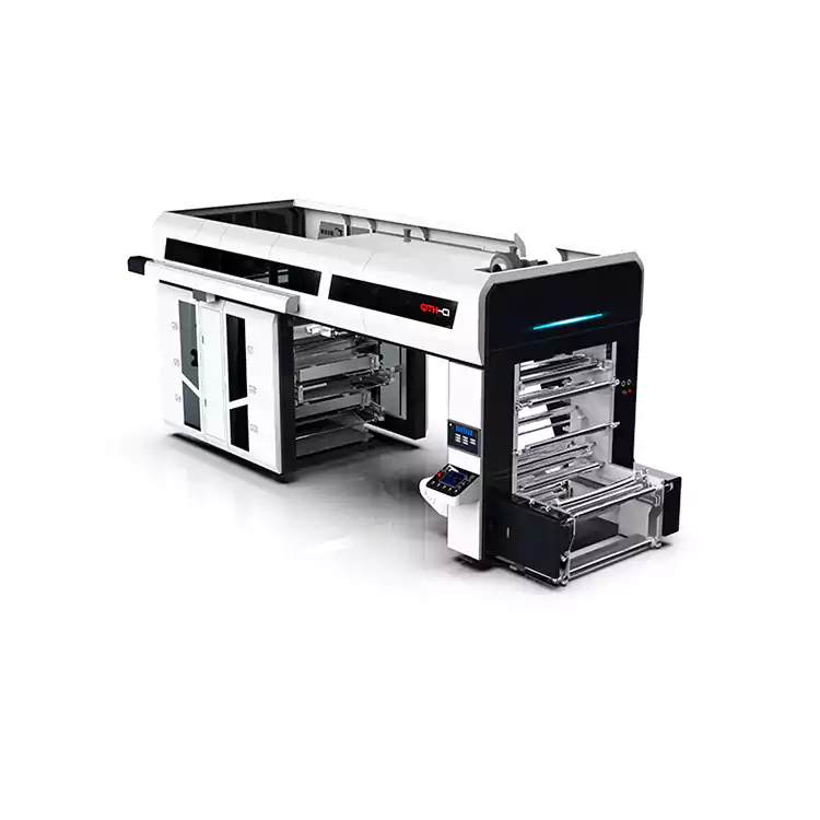 Centralne bębny fleksograficzne 6-kolorowe plastikowe maszyny drukarskie fleksograficzne